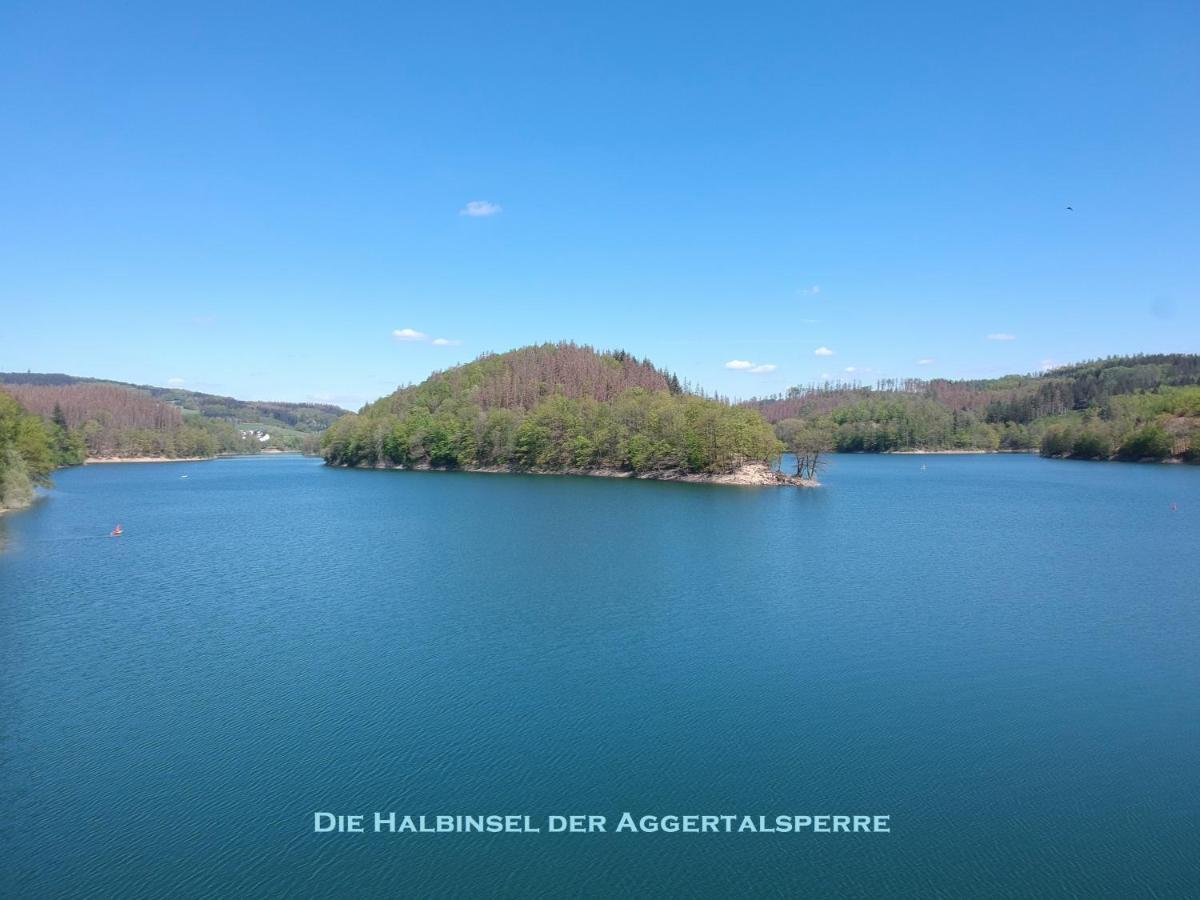 Exklusive Ferienwohnung 'Agger-Blick' Mit Grosser Seeblick-Terrasse & Sauna Gummersbach Exterior photo