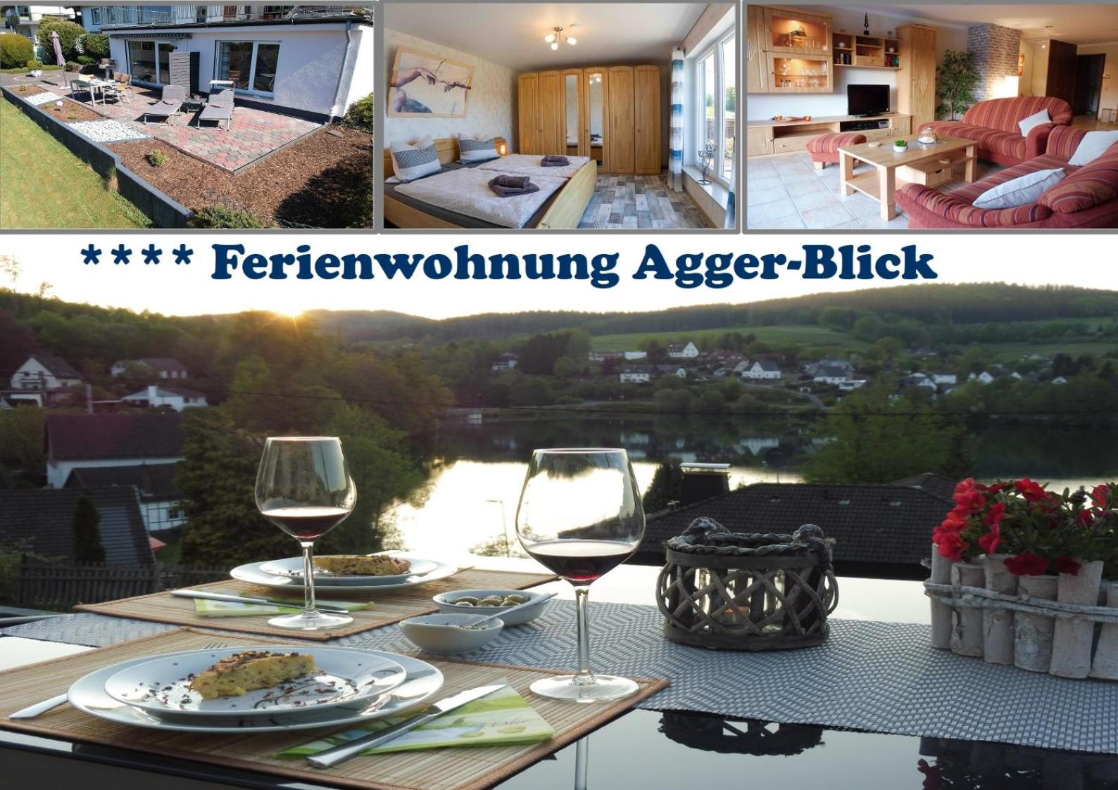 Exklusive Ferienwohnung 'Agger-Blick' Mit Grosser Seeblick-Terrasse & Sauna Gummersbach Exterior photo