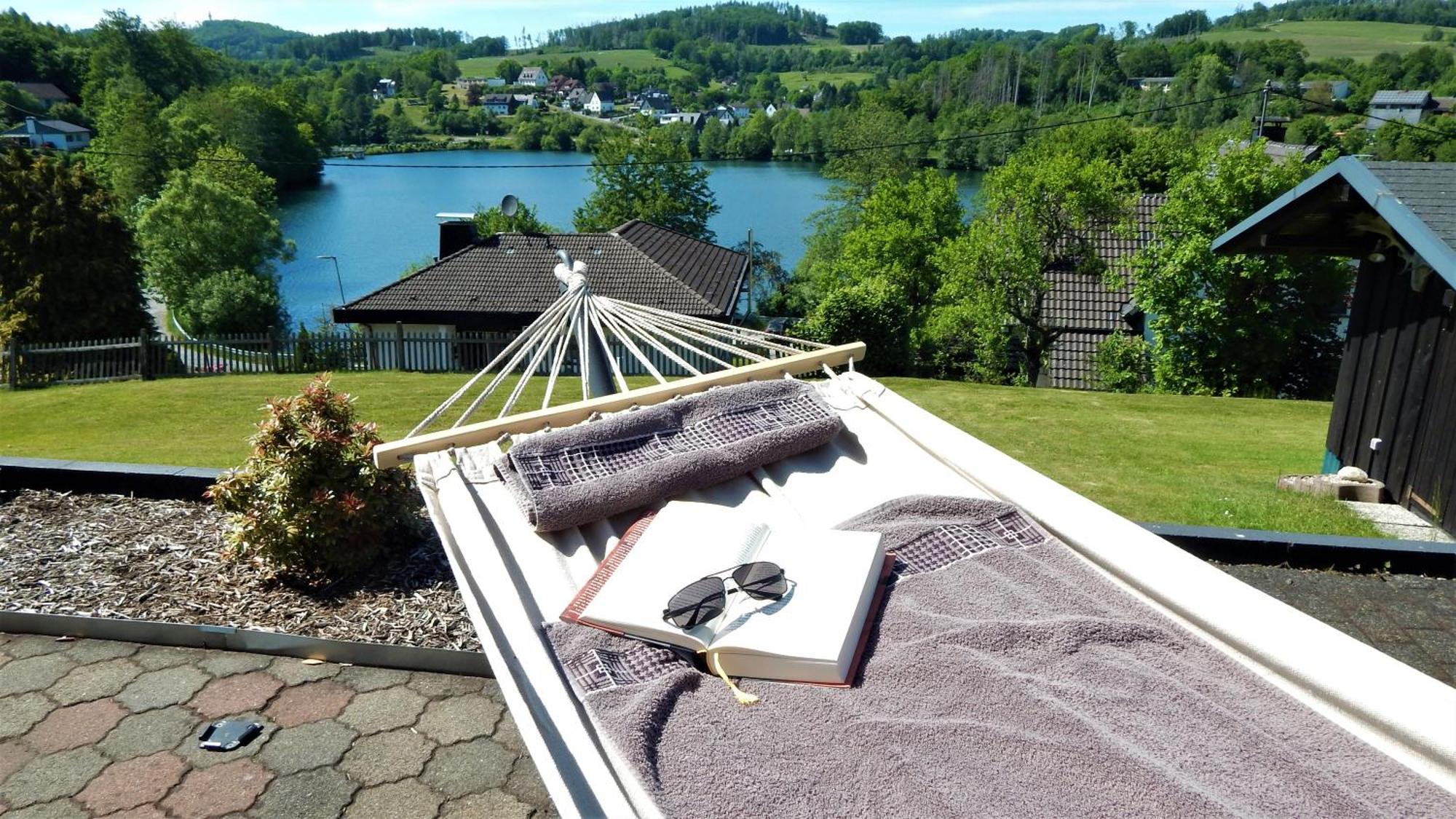 Exklusive Ferienwohnung 'Agger-Blick' Mit Grosser Seeblick-Terrasse & Sauna Gummersbach Exterior photo